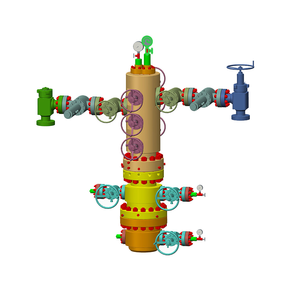 Árbol de Navidad para doble tubo.
